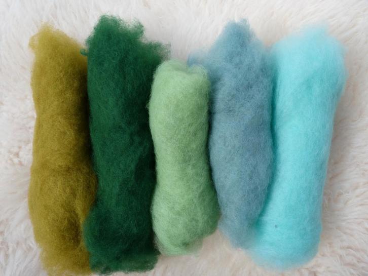 Perendale kaardvlies kleurenset Groen 2, Hobby en Vrije tijd, Knutselen, Overige typen, Nieuw, Ophalen of Verzenden