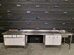 Wastafel | RVS | trespa | 353cm, Zakelijke goederen, Horeca | Keukenapparatuur, Gebruikt, RVS Meubilair