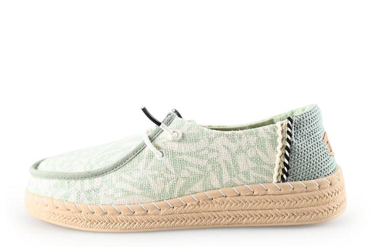 HEY DUDE Instappers in maat 40 Groen | 10% korting, Kleding | Dames, Schoenen, Groen, Zo goed als nieuw, Instappers, Verzenden