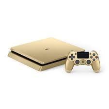 Playstation 4 Slim 500GB Goud + V2 Controller, Spelcomputers en Games, Spelcomputers | Sony PlayStation 4, Zo goed als nieuw, Ophalen of Verzenden