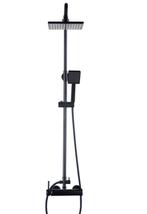 Regendoucheset Zwart Messing | Premium | OP=OP, Huis en Inrichting, Ophalen of Verzenden, Nieuw, Zwart, Overige typen