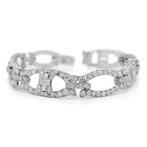 Armband - 18 karaat Witgoud - 5.88ct. tw. Diamant, Sieraden, Tassen en Uiterlijk, Nieuw
