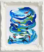 Juli Lamle (XX) - Untitled, Antiek en Kunst, Kunst | Schilderijen | Modern