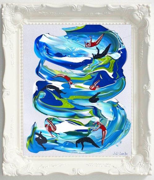 Juli Lamle (XX) - Untitled, Antiek en Kunst, Kunst | Schilderijen | Modern