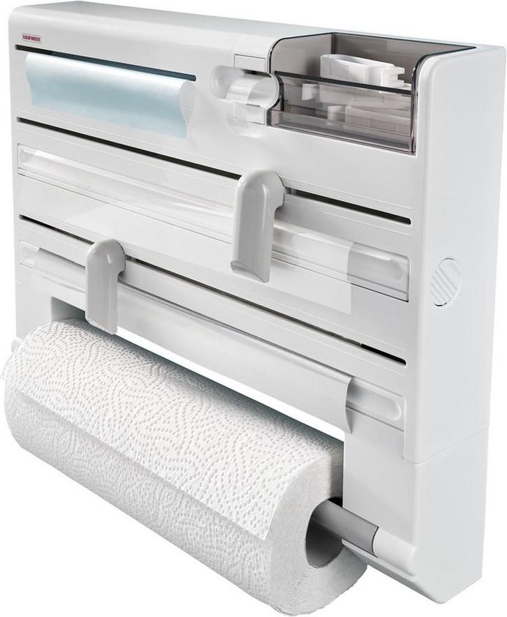 Leifheit rollenhouder Parat Plus - wit, Huis en Inrichting, Schoonmaakartikelen, Ophalen of Verzenden