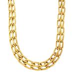 Gouden fantasie collier 14 krt, Sieraden, Tassen en Uiterlijk, Kettingen, Ophalen of Verzenden, Nieuw