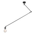 Moderne hanglamp zwart zonder kap - Blitz, Minder dan 50 cm, Nieuw, Overige materialen, Modern