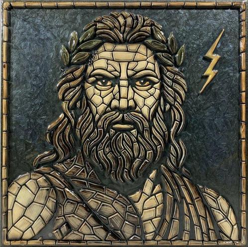 Marvin Kaiser / KAISER - Original Design - Zeus -Portait, Antiek en Kunst, Kunst | Designobjecten