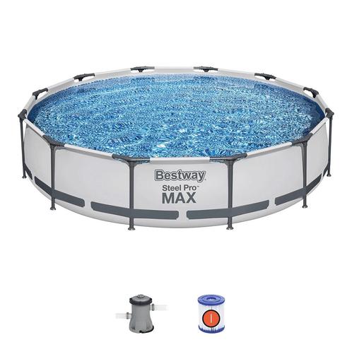Steel Pro Max zwembad 366x76 cm (set), Kinderen en Baby's, Speelgoed | Buiten | Zandbakken, Nieuw, Verzenden