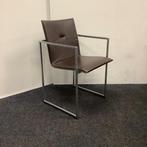 complete set van 4 stuks ARCO frame eetkamerstoelen, leder, Huis en Inrichting, Stoelen, Ophalen of Verzenden, Gebruikt, Leer