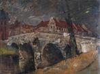 Eugène Lücker (1876-1943) - Bruggezicht, Antiek en Kunst, Kunst | Schilderijen | Klassiek