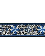 Tassenband Zwart/Blauw (50 mm), Nieuw