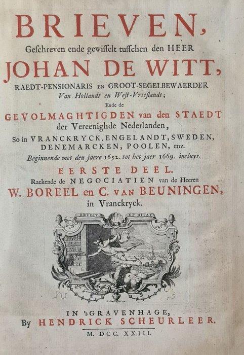Johan de Witt - Brieven van Johan de Witt - 1723, Antiek en Kunst, Antiek | Boeken en Bijbels