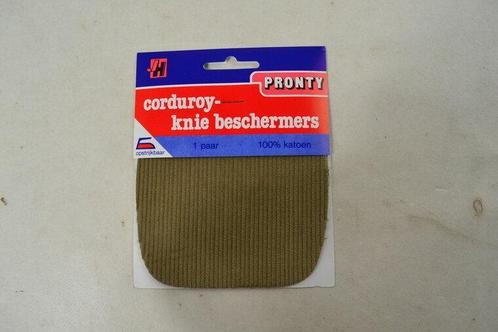 Corduroy Kniestukken opstrijkbaar Taupe, Hobby en Vrije tijd, Stoffen en Lappen, Verzenden