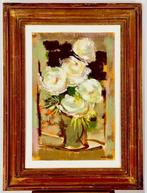Lucien Fontanarosa (1912-1975) - Bouquet de fleurs sur un