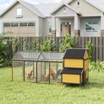 TRUUSK Houten Kippenhok, Pluimveestal Met Broedkast, Dubbele, Verzenden, Nieuw