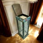 Vitrinekast - Venetiaanse Art Deco - Bladgoud - Glas, Goud,