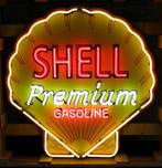 Shell Premium Gasoline Neon Verlichting XL 100 x 100 cm, Verzamelen, Ophalen, Gebruikt