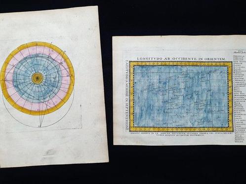 World Map - 2 stuks - Chronologische kaart; Philip Briet -, Boeken, Atlassen en Landkaarten