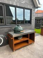 Luxe Buitenkeuken van Cortenstaal &amp; Rvs - Big green Egg, Tuin en Terras, Buitenkeukens, Ophalen of Verzenden, Nieuw