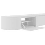Aura curved TV-Meubel zwevend wit 180 cm, Huis en Inrichting, Overige materialen, 150 tot 200 cm, Nieuw, Ophalen of Verzenden