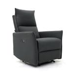 Elektrische lounge fateuil, Dark grey, 2024, Nieuw