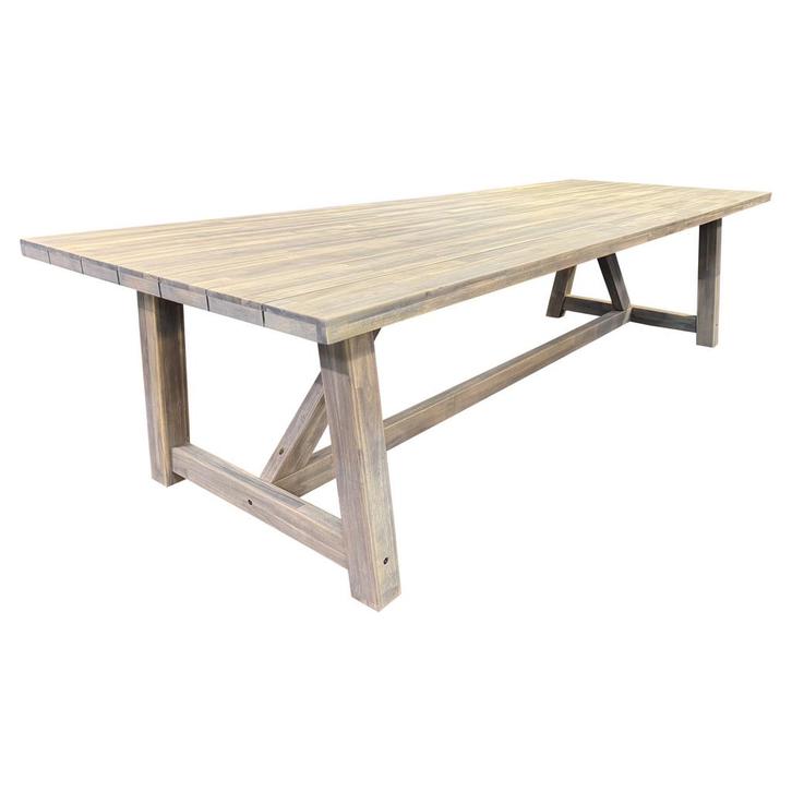 Ravello dining tuintafel 250x100x76 cm acacia blad, Tuin en Terras, Tuintafels, Nieuw, Ophalen of Verzenden