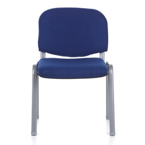 Vergaderstoel | Polyester | Zilver/Blauw | Ergonomisch, Huis en Inrichting, Bureaus, Nieuw, Verzenden