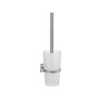 Toiletborstel met Wandhouder Smedbo House Melkglas Mat, Ophalen of Verzenden, Nieuw, Chroom, Bad