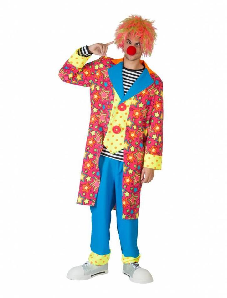 Clownspak Stars man, Kleding | Heren, Carnavalskleding en Feestkleding, Nieuw, Ophalen of Verzenden