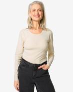 HEMA Dames T-shirt o-hals gebroken wit, Kleding | Dames, Verzenden, Nieuw