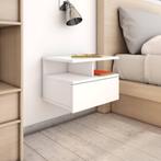 vidaXL Nachtkastjes 2 st 40x31x27cm bewerkt hout hoogglans, Minder dan 45 cm, Verzenden, Nieuw, Minder dan 55 cm