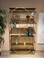 Trendy boekenkast - Goud - Weber Huiscollectie, Ophalen of Verzenden, Nieuw, 100 tot 150 cm