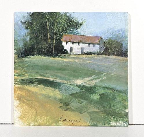 Agostino Cancogni (1950) - Campagna, Antiek en Kunst, Kunst | Schilderijen | Modern