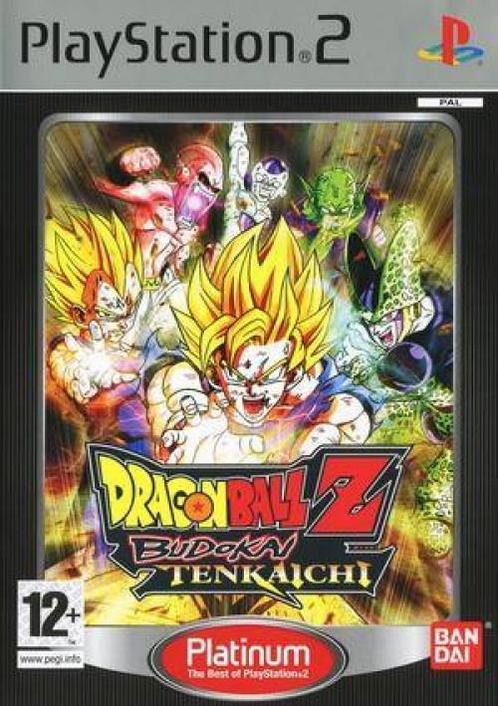 Dragon Ball Z Budokai Tenkaichi (platinum) (PlayStation 2), Spelcomputers en Games, Games | Sony PlayStation 2, Gebruikt, Vanaf 7 jaar