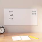 Magneetbord 60x30 Wit Glas - Retourdeal! -35%, Huis en Inrichting, Woonaccessoires | Memoborden, Ophalen of Verzenden, Nieuw