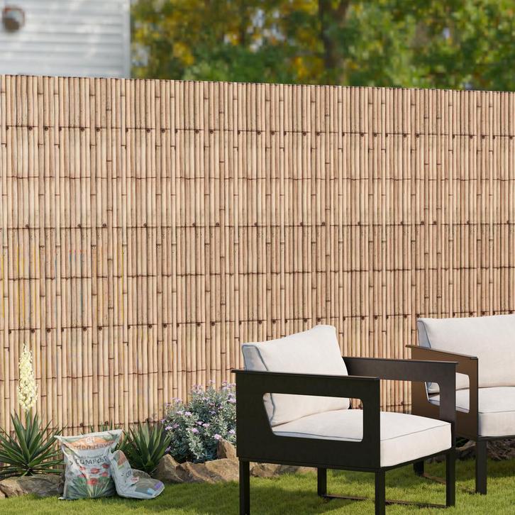 casa.pro Rietmat Allzio rol 10-15 mm 300x200 cm natural, Tuin en Terras, Schuttingen, Verzenden