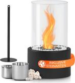 Sfeerhaard - Tafelhaard - Binnen & Buiten - Bio Ethanol - Zw, Huis en Inrichting, Haarden, Verzenden, Zo goed als nieuw