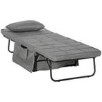 TRUUSK Opklapbed 4-in-1 Fauteuil Poef Ligstoel 188 X 75 X 38, Huis en Inrichting, Slaapkamer | Bedden, Verzenden, Nieuw