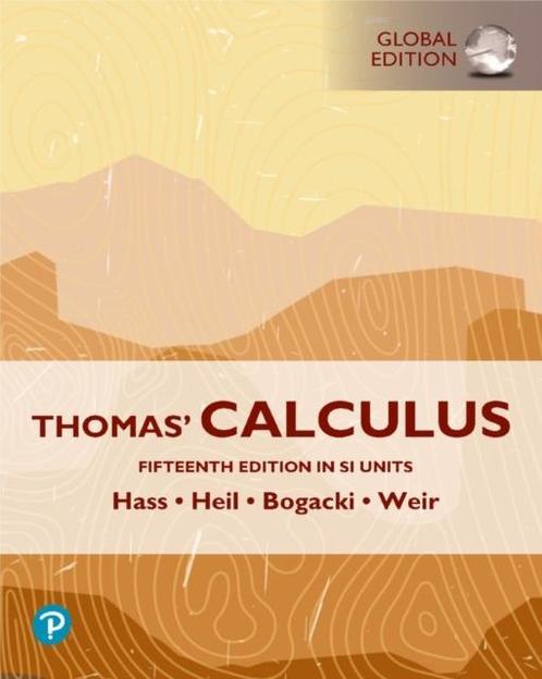 Thomas Calculus SI Units 9781292459677, Boeken, Wetenschap, Zo goed als nieuw, Verzenden