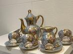 Mokka gold plated - Theeservies (12) - Porselein - Unieke