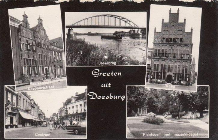 DOESBURG - Meerluik groeten uit Doesburg, Verzamelen, Ansichtkaarten | Nederland, Verzenden