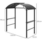 TRUUSK Grillpaviljoen 233 X 110 X 235 Cm Winddicht Tuinpavil, Tuin en Terras, Partytenten, Verzenden, Nieuw