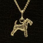 Gouden Welsh Terrier ketting hanger - klein, Verzenden, Nieuw