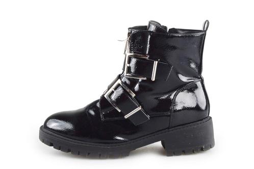Poelman Biker boots in maat 39 Zwart | 10% extra korting, Kleding | Dames, Schoenen, Zwart, Gedragen, Overige typen, Verzenden