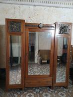 Kleerkast - Hout, Messing, Glas, Antiek en Kunst