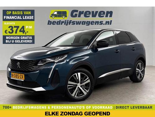 Peugeot 3008 1.6 HYbrid 225PK Allure 360Cam Carplay Virtual, Auto's, Bestelauto's, Automaat, Hybride Elektrisch/Benzine, Blauw