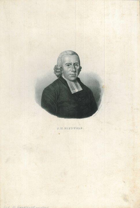 Portrait of Johannes Henricus Nieuwold, Antiek en Kunst, Kunst | Etsen en Gravures