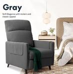 Fauteuil met armleuning - Relaxfauteuil - Relaxstoel - Grijs, Verzenden, Zo goed als nieuw