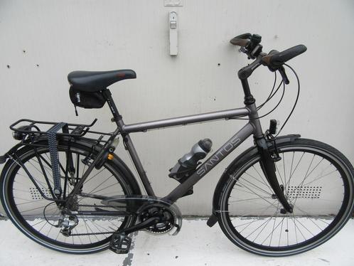 Handgem. Santos toerfiets, hydr. remmen nr. ot848, Fietsen en Brommers, Fietsen | Heren | Sportfietsen en Toerfietsen, 53 tot 57 cm